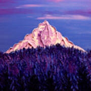 Mount Hood At Dusk #35 Art Print