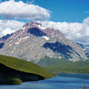 Mountains And Lakes Art Print