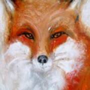Fox Paintings And Artwork Mr Foxy Art Print