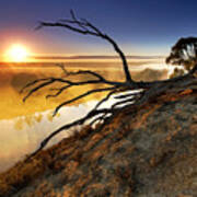 Murray River Sunrise Art Print