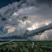 Muscatine County Supercell Art Print