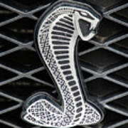 Mustang Cobra Logo Art Print