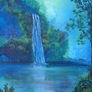 Mystic Waterfall Art Print