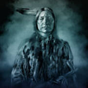 Native American Chief-scabby Bull 3 Art Print