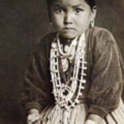 Navajo Girl 1920 Art Print