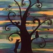 Neighborhood Tree Art Print