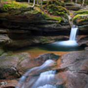 New Hampshire Sabbaday Falls Panorama Art Print