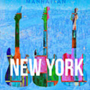 New York City Music Scene Art Print