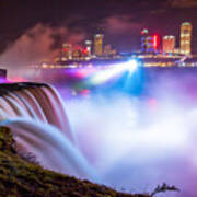 Niagara Night Art Print