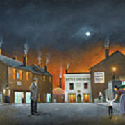 Night Scene At The Black Country Museum - England Art Print