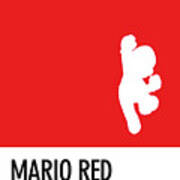 No33 My Minimal Color Code Poster Mario Art Print