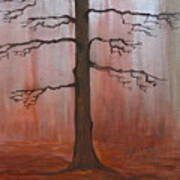 November Tree Art Print