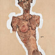 Nude Self-portrait Art Print