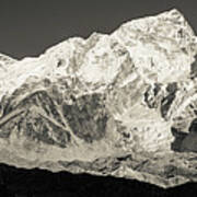 Nuptse Peak On The Khumbu Glacier Art Print