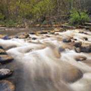 Oak Creek At Grasshopper Point Sedona Art Print