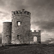 O'brien's Tower At The Cliffs Of Moher Ireland Art Print