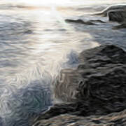 Ocean Splash Art Print