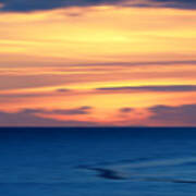 Ocean Sunset Abstract Photograph By Gill Billington