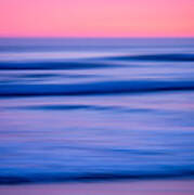 Oceanside Sunset #1 - Abstract Photograph Art Print