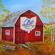 Ohio Bicentennial Barns 2 Art Print