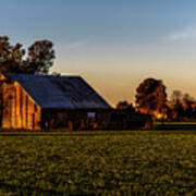 Old Barn 12 Color Art Print