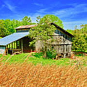 Old Country Barn Art Print