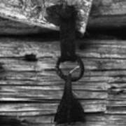 Old Door Latch Art Print