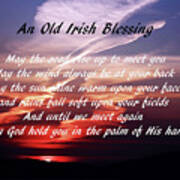 Old Irish Blessing #4 Art Print