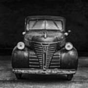 Old Plymouth Truck Square Art Print