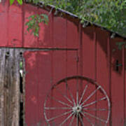 Old Red Barn Art Print