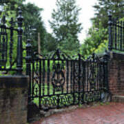 Old Salem Ironwork - Winston Salem Series Art Print