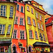 Old Town In Warsaw #4 Art Print