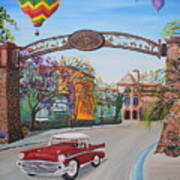 Old Town Temecula Art Print