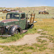 Old Truck At The Ghost Town Of Bodie California Dsc4404 Art Print