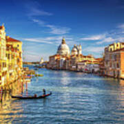 On The Grand Canal Art Print