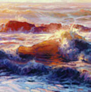 Opalescent Sea Art Print