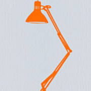 Orange Lamp Art Print