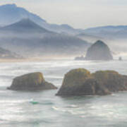 Oregon Coastline 0742 Art Print