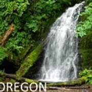 Oregon Waterfall Art Print