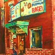 Original Fairmount Bagel Art Print