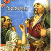 Ottoman's Tobacco Factory - Vintage Cigarette Advertising Poster - Turkish Cigarette Art Print