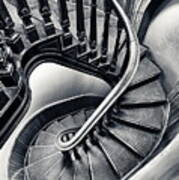 Oval Stairs 9884 Art Print