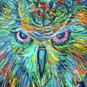 Owl Stare Art Print