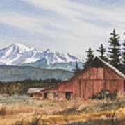 Pacific Northwest Landscape Art Print