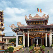 Pagoda, Nha Trang Vietnam Art Print