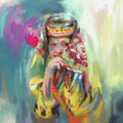 Painting 786 1 Kailash Girl Art Print