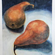 Pair Of Pears Art Print