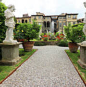 Palazzo Pfanner Gardens In Lucca 0329 Art Print