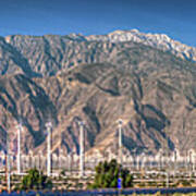 Palm Springs Wind Turbines Vista Art Print