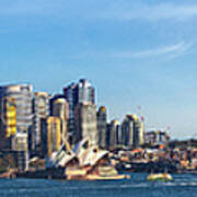 Panorama Of Sydney City Art Print
